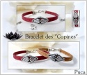 Pattern Puca Bracelet Copines uses Amos Foc with bead purchase